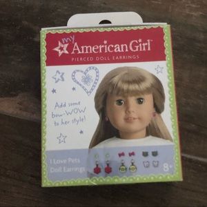 American girl doll animal earrings!